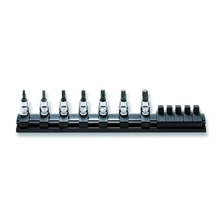 Ko-Ken Bit Socket set TORX T10-T40 200mm Z-series 7 pieces 1/4 Sq. Drive, RS2025Z/7-L28 RS2025Z/7-L28